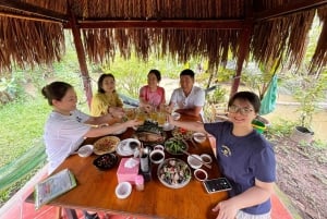 Au départ de Saigon : visite à la journée du delta du Mékong - marché flottant et îlot