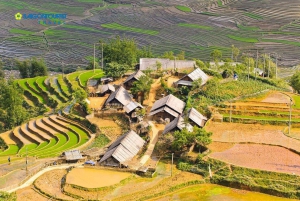 From Sapa: Terrace Fields and Local Villages Trek with Lunch