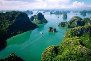Día completo: Fabuloso tour por la bahía de Halong con crucero Taliya 5*