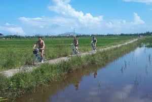 Divertente giornata in bicicletta, giro in bufalo e barca a cesto