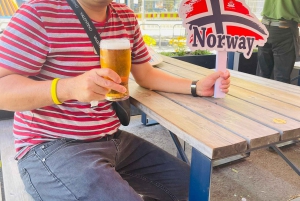 Guidad tur med matupplevelser och Craft Beer med besök på Train Street