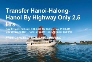 From Hanoi: Ha Long - Bai Tu Long Bay 2-Day 1-Night Cruise