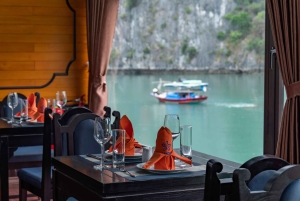 Bahía de Ha Long: tour de 2 días con el crucero boutique La Pandora.