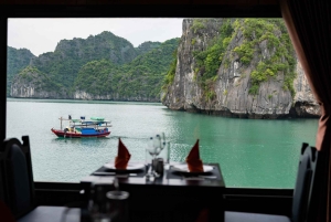 Bahía de Ha Long: tour de 2 días con el crucero boutique La Pandora.