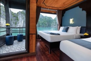 Bahía de Ha Long: tour de 2 días con el crucero boutique La Pandora.