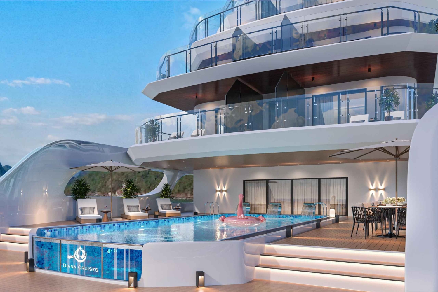 Baía de Ha Long: Cruzeiro de 6 estrelas com pernoita e caiaque à noite