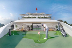 Baía de Ha Long: Cruzeiro de 6 estrelas com pernoita e caiaque à noite