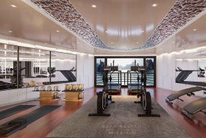 Baía de Ha Long: Cruzeiro de 6 estrelas com pernoita e caiaque à noite