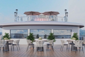 Baía de Ha Long: Cruzeiro de 6 estrelas com pernoita e caiaque à noite