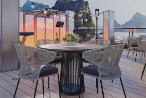 Baía de Ha Long: Cruzeiro de 6 estrelas com pernoita e caiaque à noite