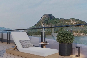 Baía de Ha Long: Cruzeiro de 6 estrelas com pernoita e caiaque à noite