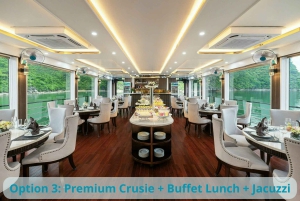 Excursión de 1 día a la bahía de Ha Long con crucero de lujo