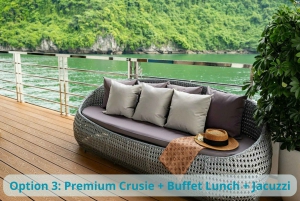 Excursión de 1 día a la bahía de Ha Long con crucero de lujo