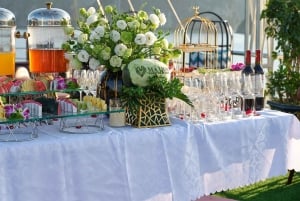 Ha Long Bay – Deluxe dagskryssning, lunch, kajakpaddling och solnedgångsfest