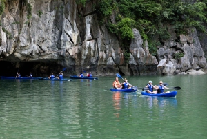 Ha Long Bay: Heldags luksuskrydstogt, jacuzzi, huler og øer