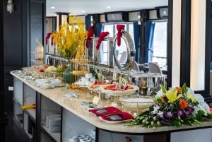 ハロン湾：すべてのアクティビティとガイド付きの豪華クルーズ2日間