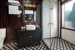 ハロン湾：すべてのアクティビティとガイド付きの豪華クルーズ2日間