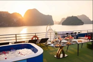 Ha Long Bay- Luxury Day Cruise, Lunch& Kayaking&Sunset party