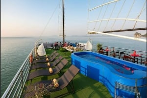 Ha Long Bay- Luxury Day Cruise, Lunch& Kayaking&Sunset party