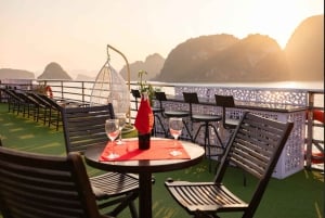 Ha Long Bay- Luxury Day Cruise, Lunch& Kayaking&Sunset party