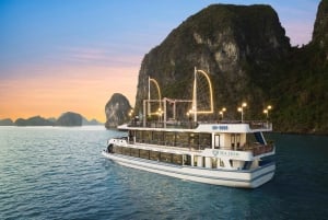 Ha Long Bay- Luxury Day Cruise, Lunch& Kayaking&Sunset party