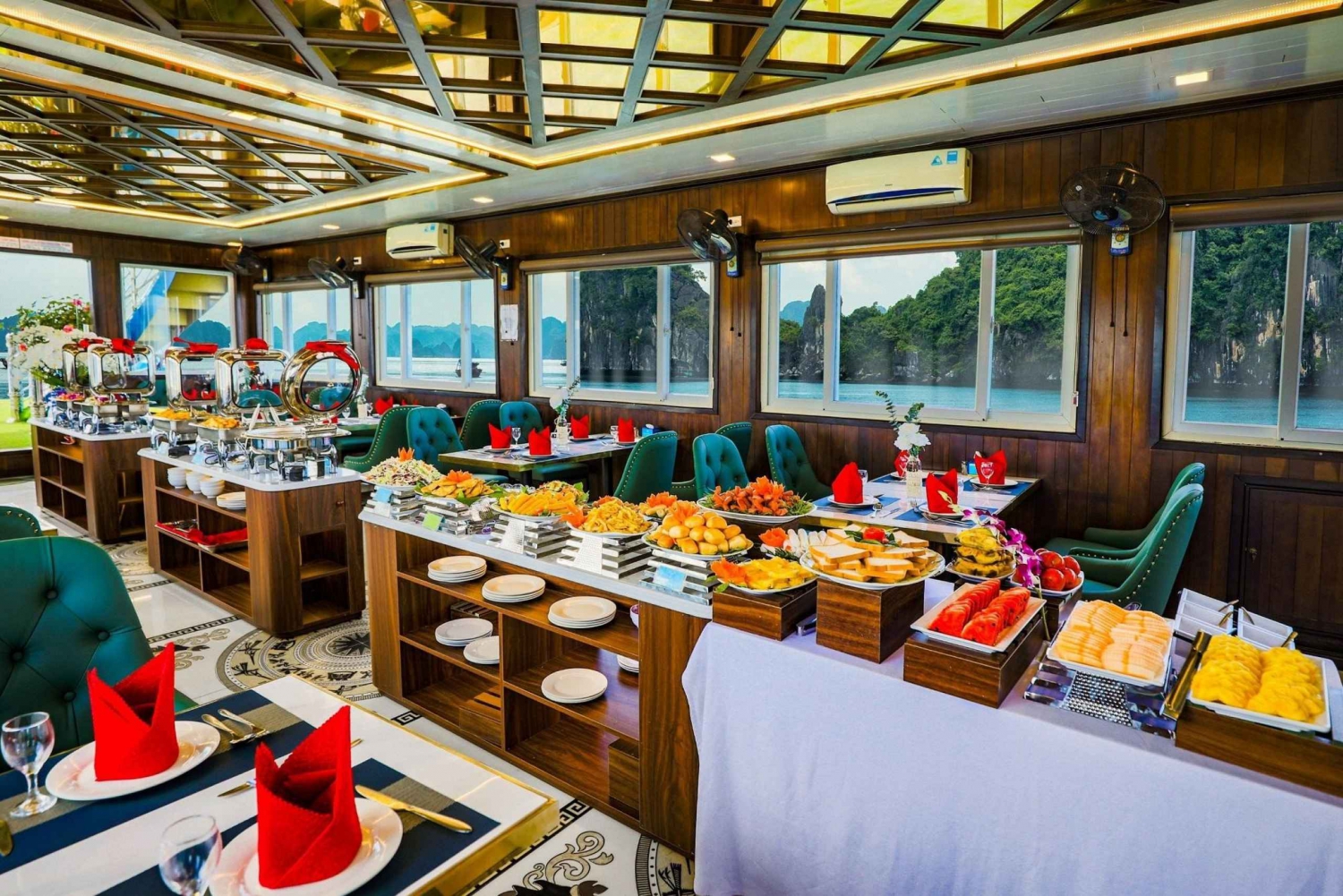 Ha Long Bay Luxury Day Cruise with Small group Buffet Lunch