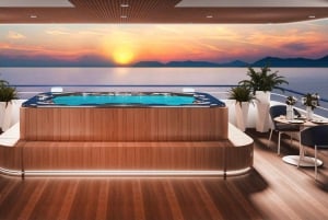 Ha Long Bay: Premium Cruise met lunchbuffet en zonsondergang...