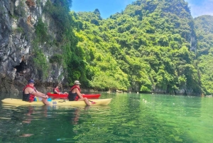 Une journée complète à Ha Long avec une voiture limousine et une croisière de luxe