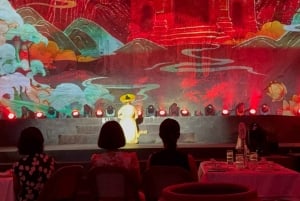 Ha Long: passeio privado pela Gruta Ngoc Long com espetáculo Pearl Dragon