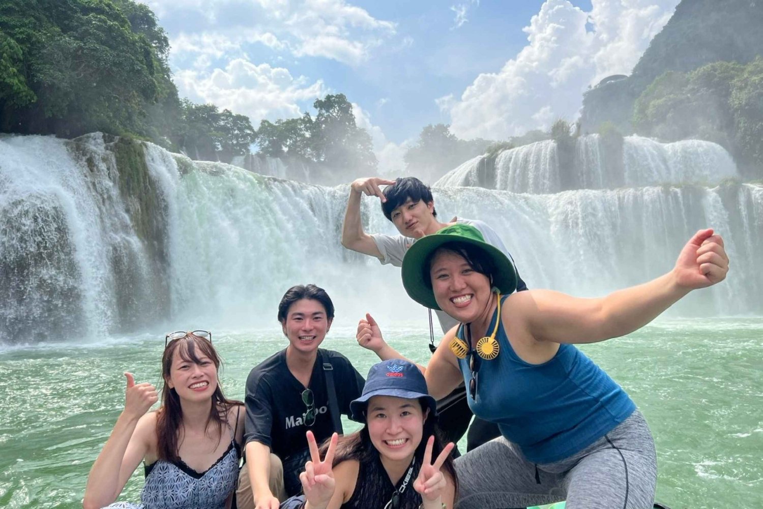 De Hanói: Excursão de dois dias à cachoeira Ban Gioc com guia local