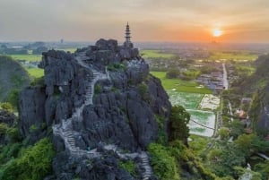 Hanoï : visite de 2 jours à Ninh Binh avec sortie en bateau et déjeuner