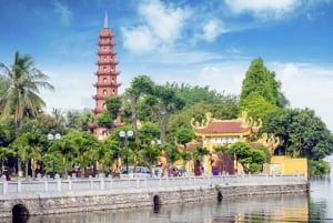 Halvdagstur i Hanoi med motorsykkel for matentusiaster