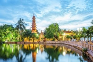 Halvdagstur på motorcykel i Hanoi for foodies