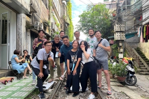 Halvdagstur på motorcykel i Hanoi for foodies