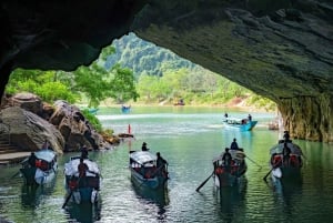 Aventure d'une demi-journée dans les grottes de Phong Nha en bateau-dragon