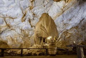 Aventure d'une demi-journée dans les grottes de Phong Nha en bateau-dragon