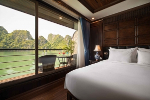 Hanoi: Halong Bay 2-Day Luxury Cruise Private Balcony & Cave