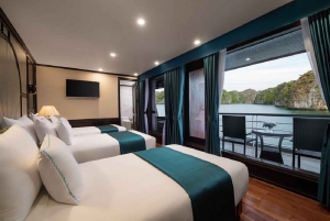Hanoi: Halong Bay 2-Day Luxury Cruise Private Balcony & Cave
