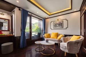 2 of 3 dagen: Halong & Lan Ha Bay Cruise 5* balkon, bad
