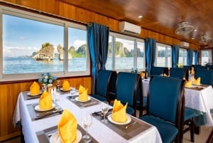 Halong Bay 4-stündige Kreuzfahrt mit Höhlenwanderung, Kajakfahren und Mittagessen