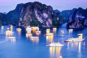 Crucero por la Bahía de Halong: 3 días y 2 noches con Rosa Cruise 3 estrellas