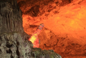 Ha Long: Eftermiddagskrydstogt med frokost, kajaksejlads og svømning