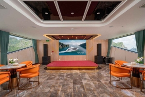 Halong Bay: Leona Dinner Cruise with Fireworks Show