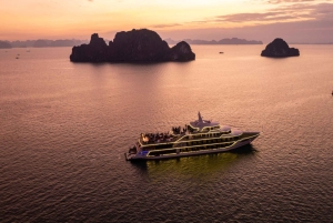 Baía de Halong: Cruzeiro Sea Octopus com almoço e visita a uma gruta