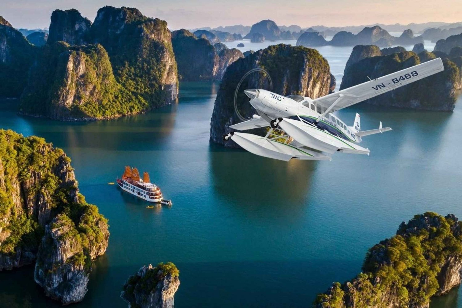 Halong Bay sjøfly - en opplevelse i fugleperspektiv fra himmelen