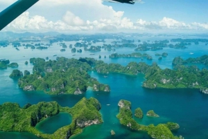 Watervliegtuig Halong Bay - Een vogelvlucht vanuit de lucht