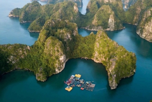 Hidroavião na Baía de Halong - Uma experiência com vista panorâmica do céu