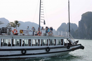 Hanoi: Islands, Caves, Kayak & Halong Dragonfly Boat Cruise