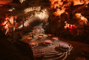 Caverna Halong Dragon Pearl: Espetáculo artístico ao vivo e jantar