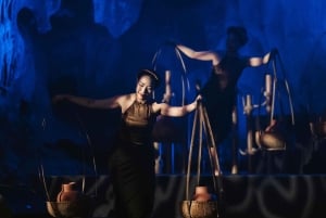 Caverna Halong Dragon Pearl: Espetáculo artístico ao vivo e jantar